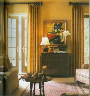 Pinch Pleat on Rings&nbsp;&nbsp;