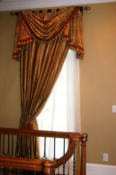 Swag and Cascade over Tab Top Panels