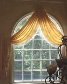 Palladium Window Swag and Cascade